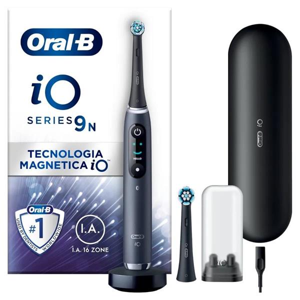 ORALB IO 9 BLACK SPAZZ+2REFILL