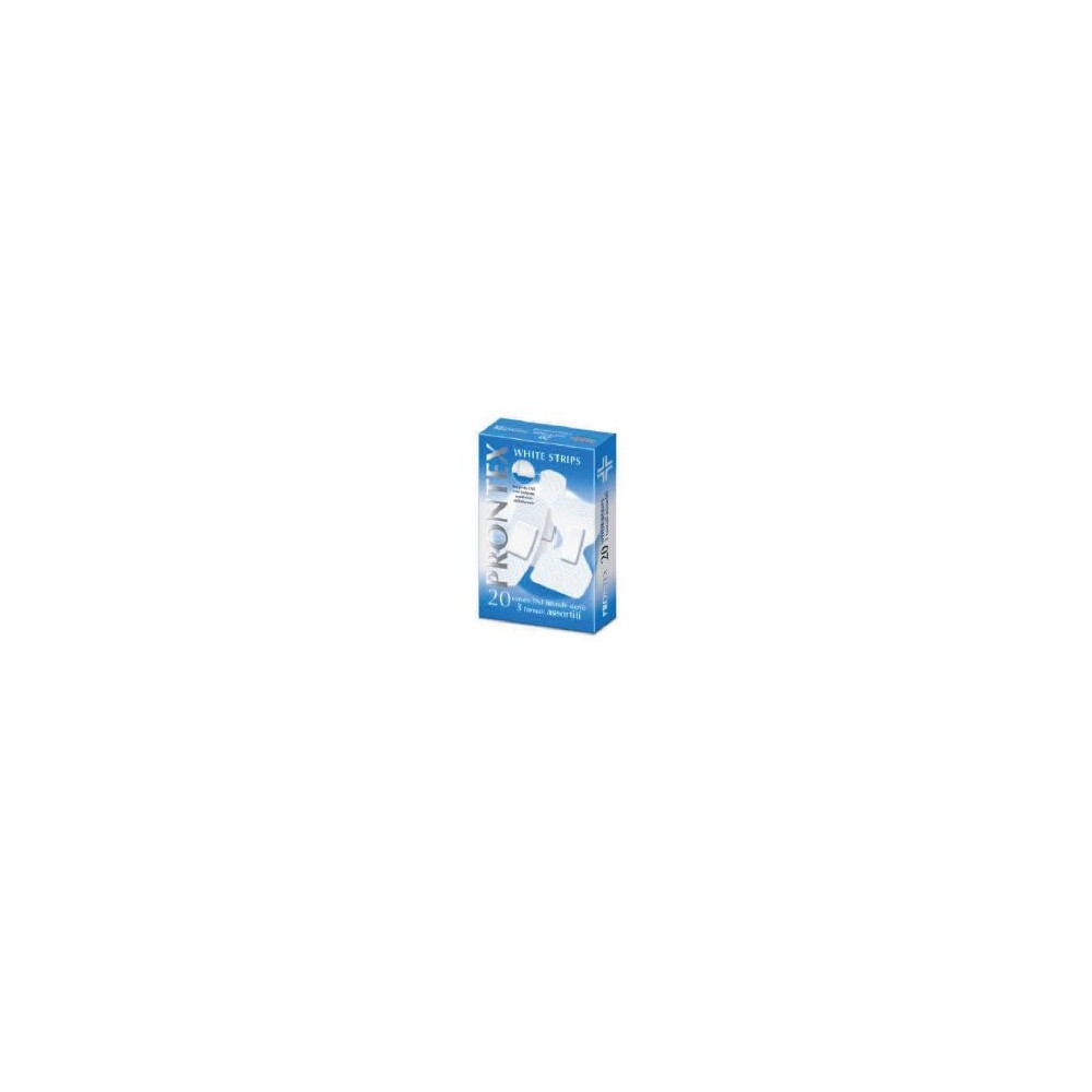 CER PRONTEX WHITE STRIPS 20PZ