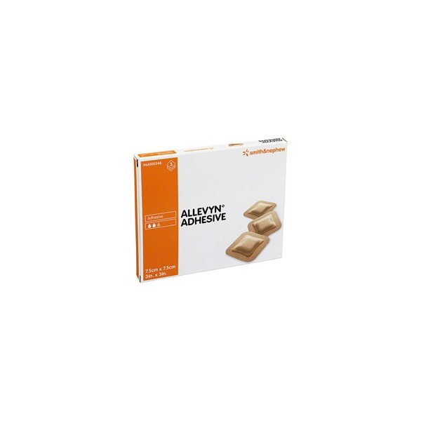 ALLEVYN ADHESIVE 7,5X7,5CM 3ME