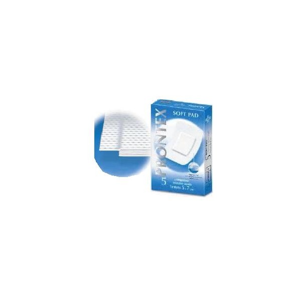 GARZA PRONTEX SOFT 5X7CM 5PZ