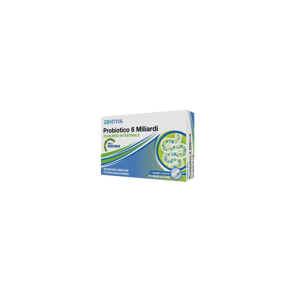 ZENTIVA PROBIOTICO 6MLD 24CPS