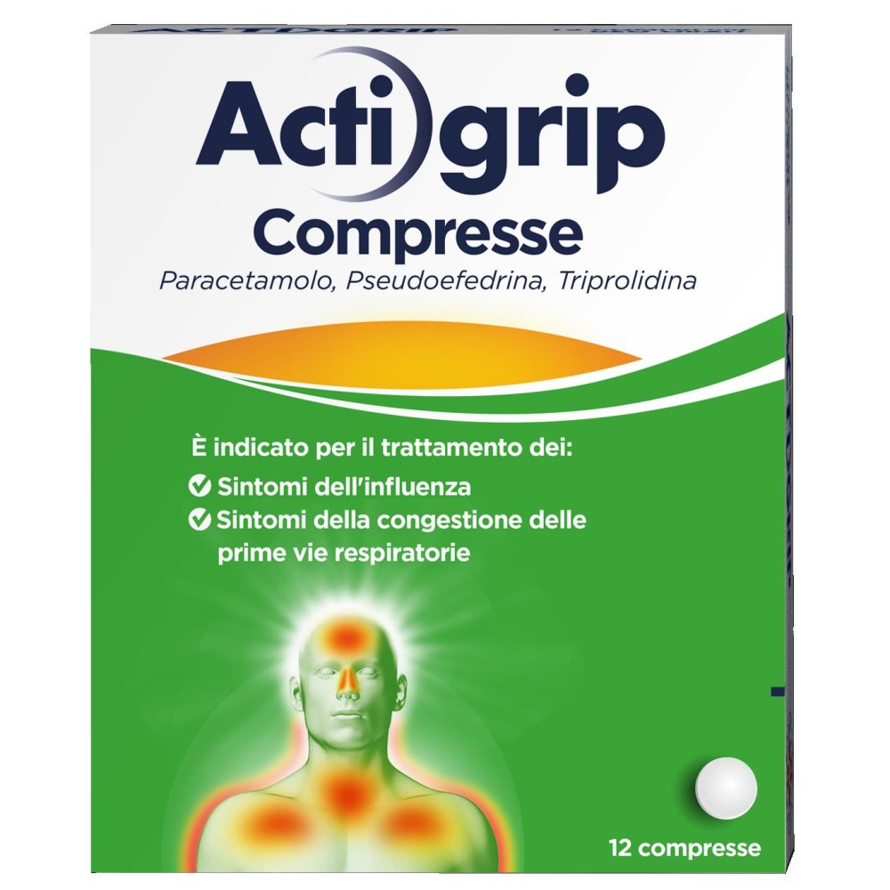 ACTIGRIP%12CPR 2,5+60+500MG