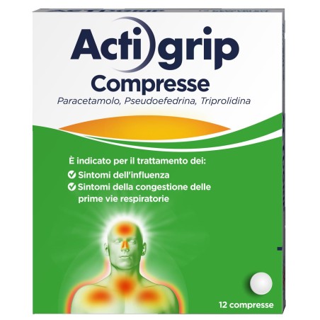 ACTIGRIP%12CPR 2,5+60+500MG