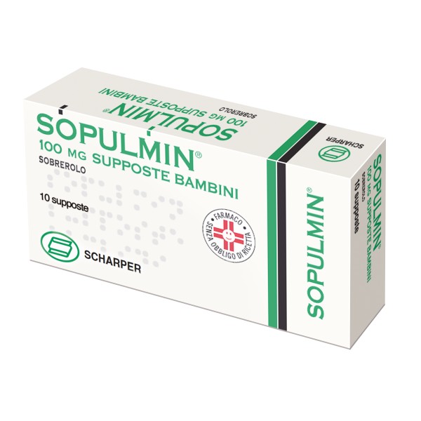 SOPULMIN%BB 10SUPP 100MG