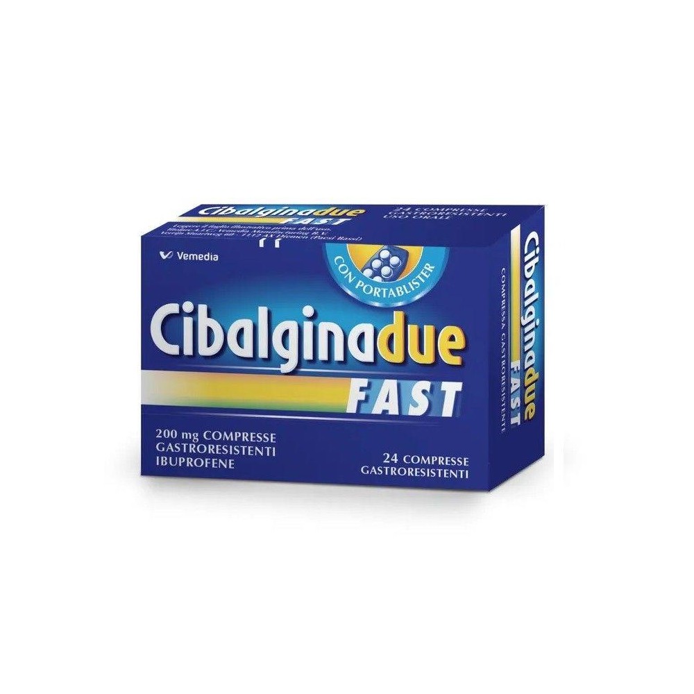 CIBALGINA DUE FAST%24CPR 200MG