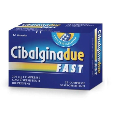 CIBALGINA DUE FAST%24CPR 200MG