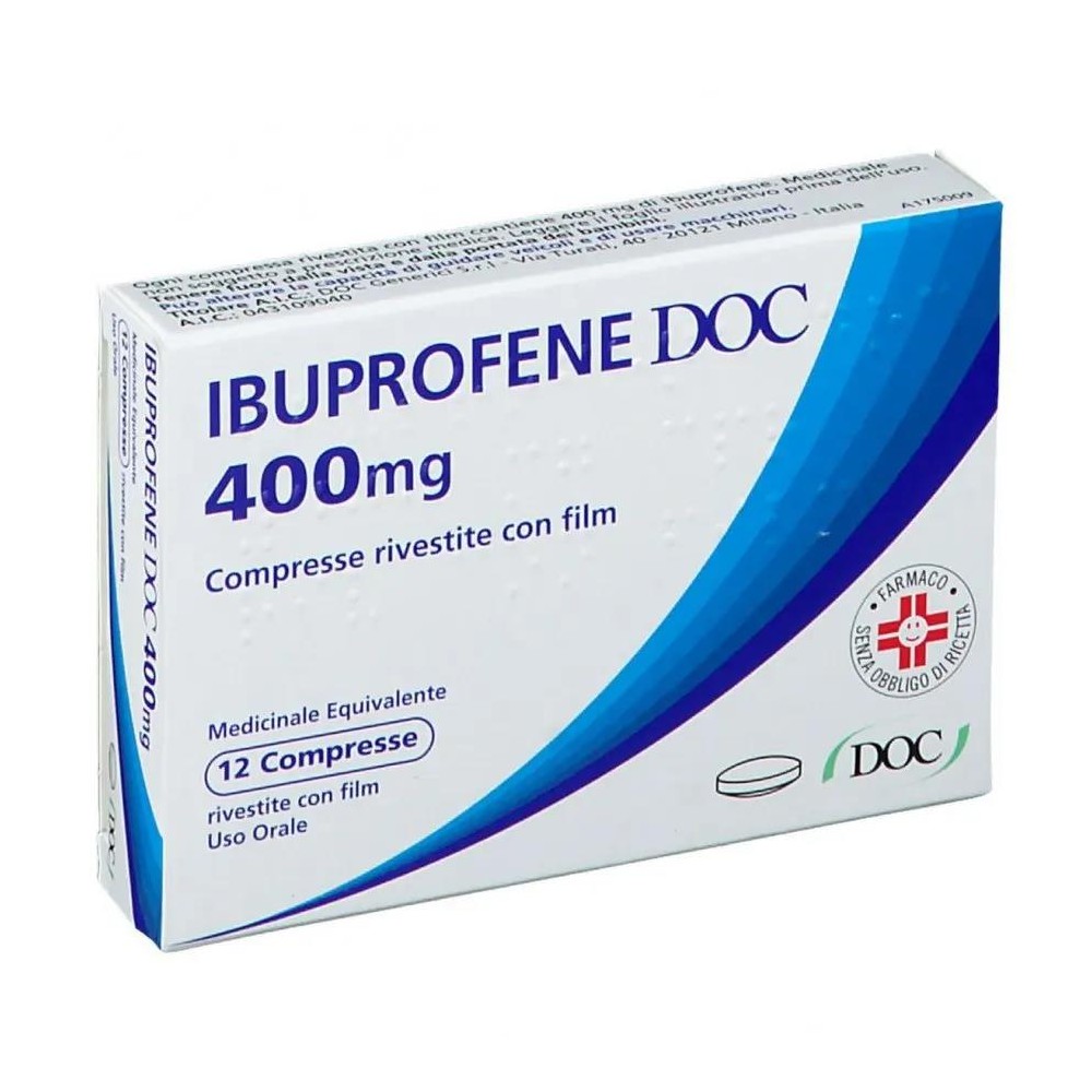 IBUPROFENE DOC%12CPR RIV 400MG