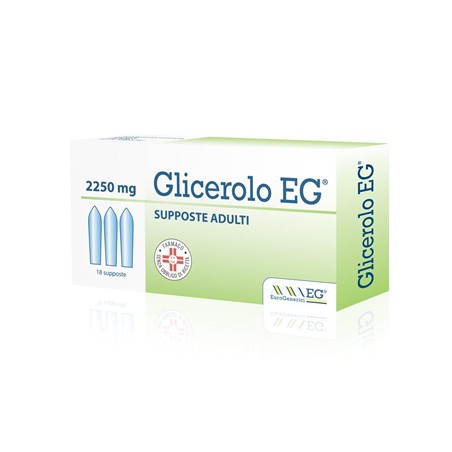 GLICEROLO EG%AD 18SUPP 2250MG