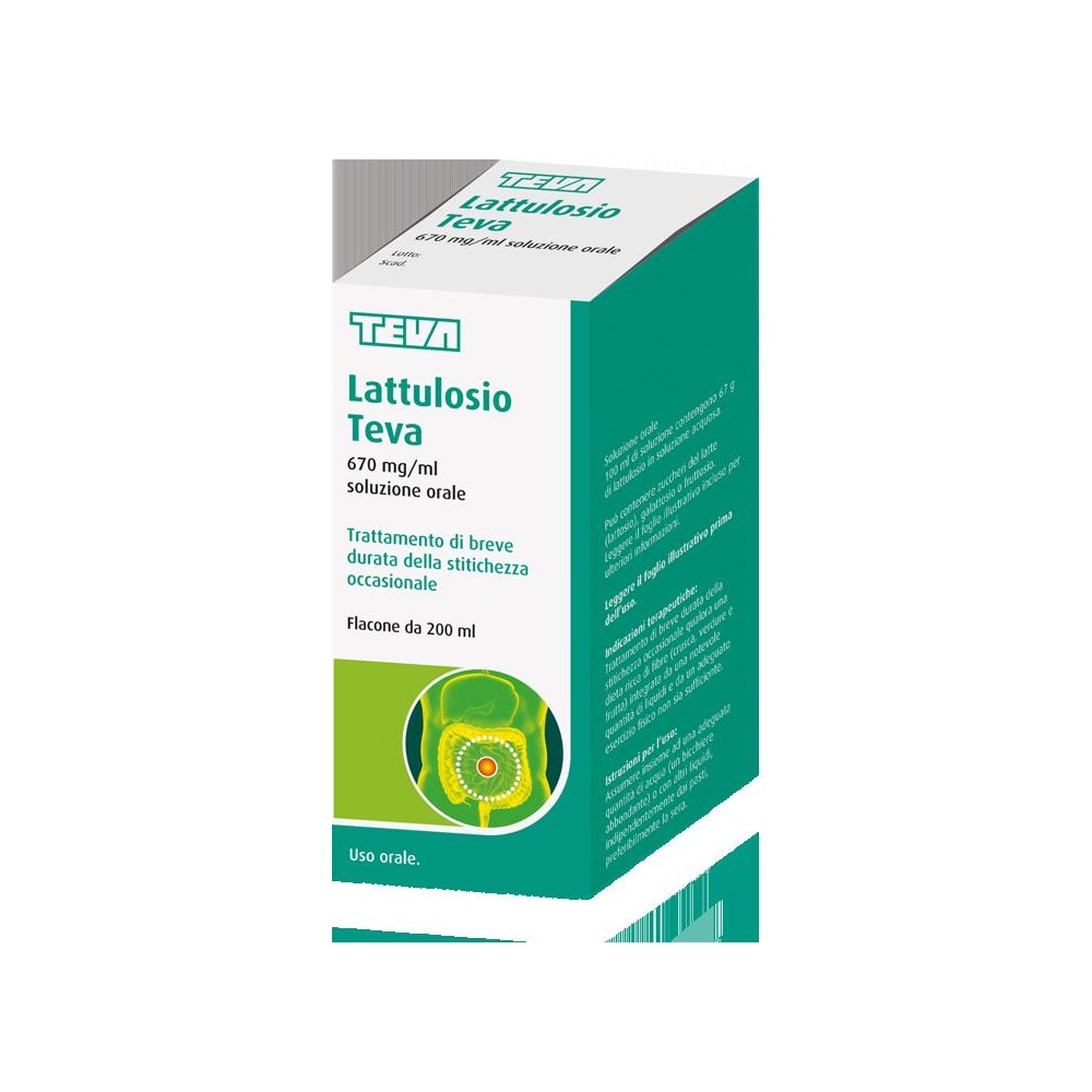 LATTULOSIO TE%OS 200ML670MG/ML
