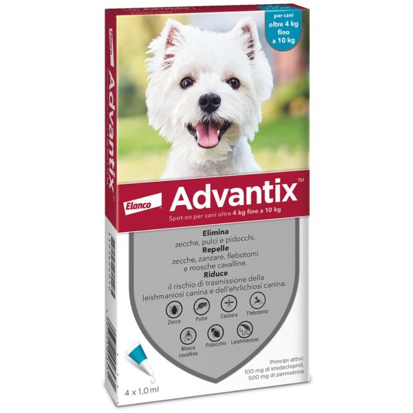 ADVANTIX SPOT ON%4PIP 4-10KG