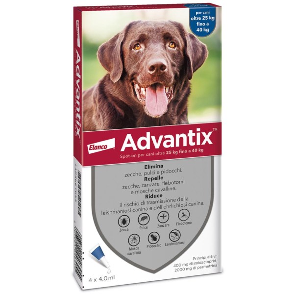ADVANTIX SPOT ON%4PIP 25-40KG