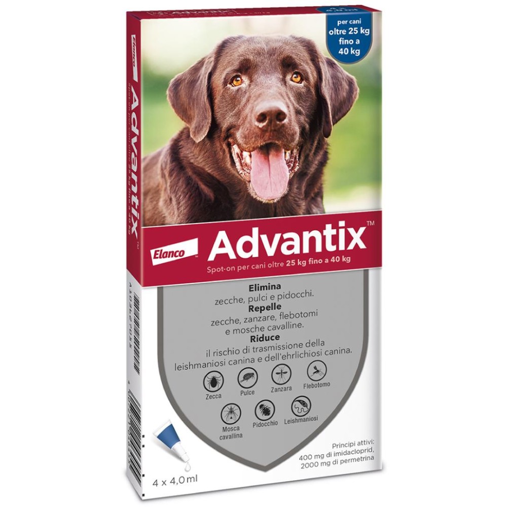 ADVANTIX SPOT ON%4PIP 25-40KG