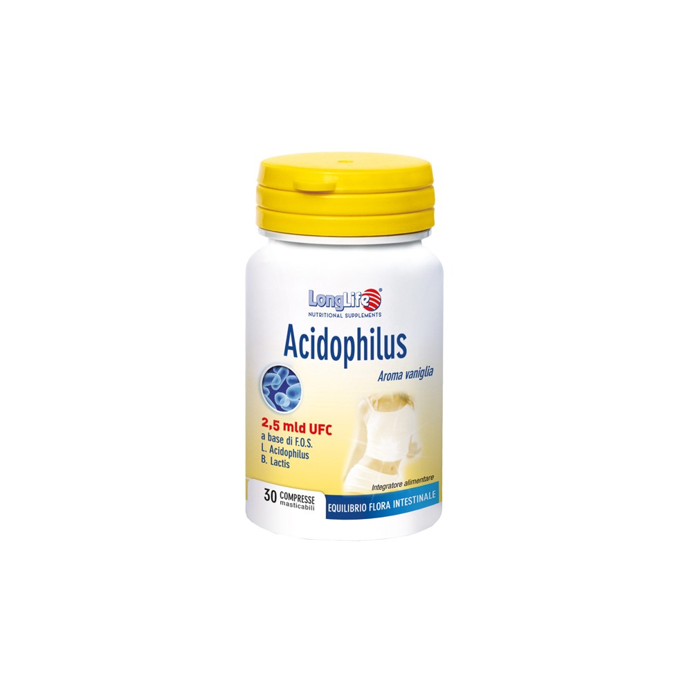 LONGLIFE ACIDOPHILUS 30CPR MAS