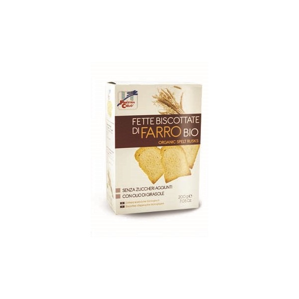 FETTE BISCOTTATE FARRO200G BIO