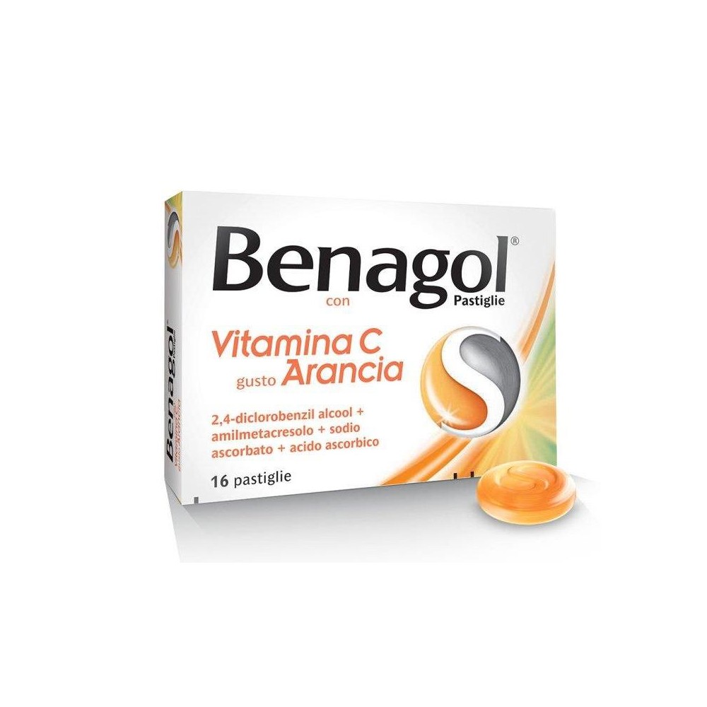BENAGOL VIT C%16PAST ARANCIA